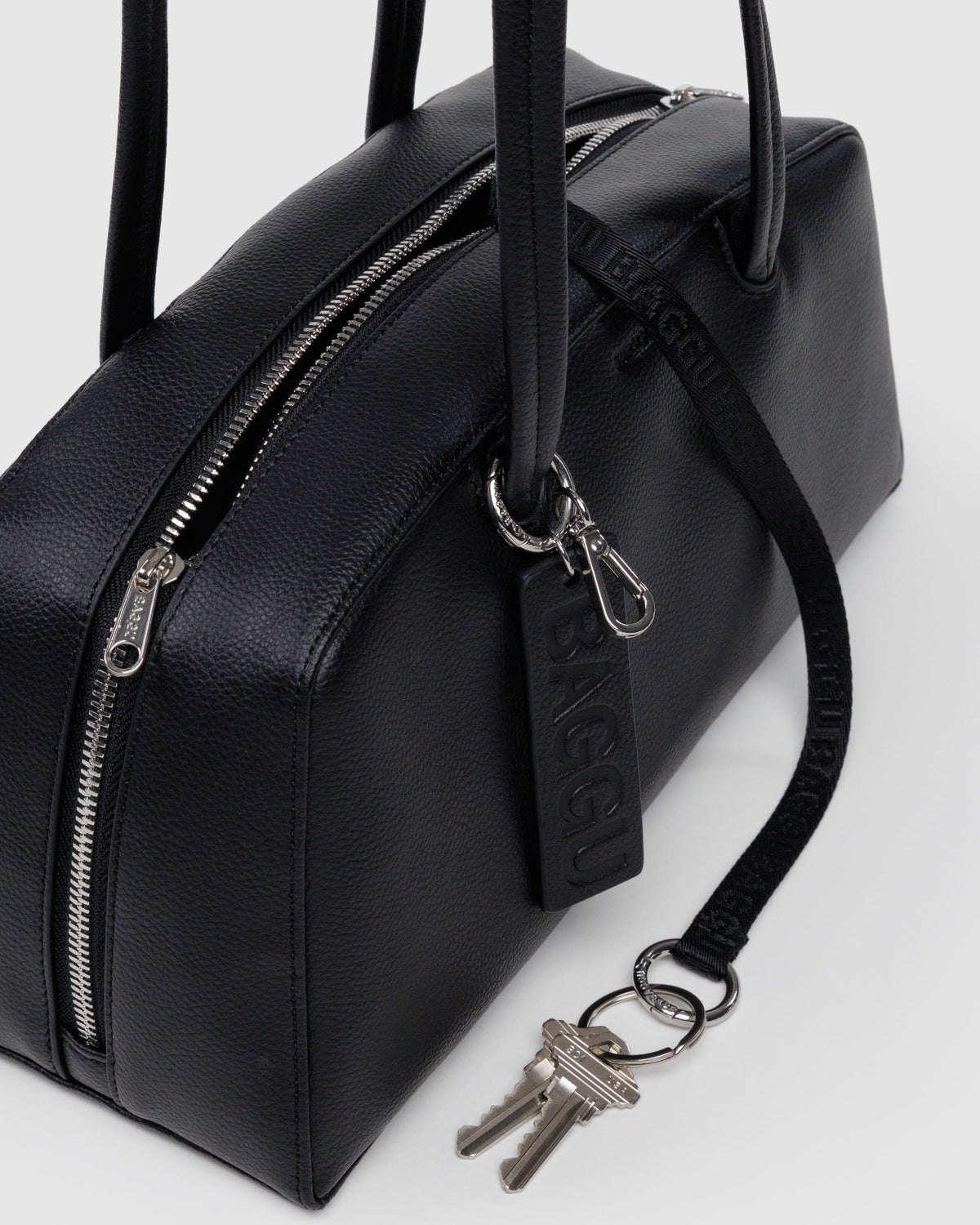 RECYCLED LEATHER BOWLER BAG - US 3254