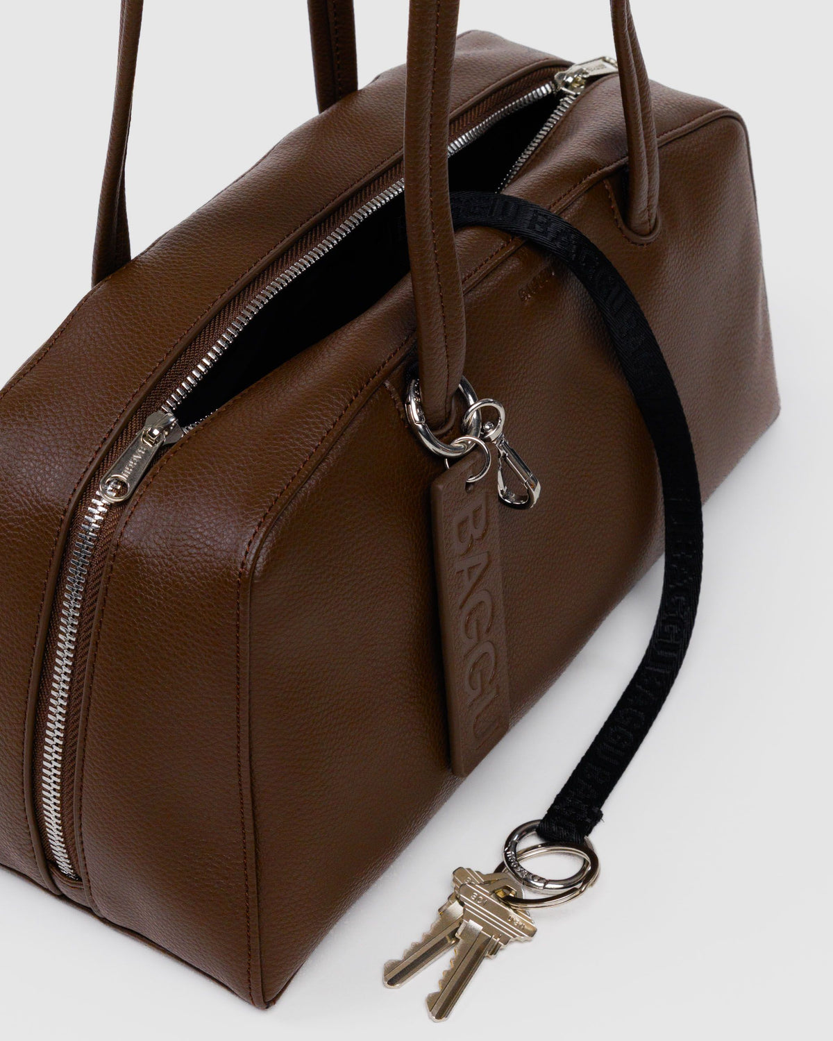 RECYCLED LEATHER BOWLER BAG - US 9326