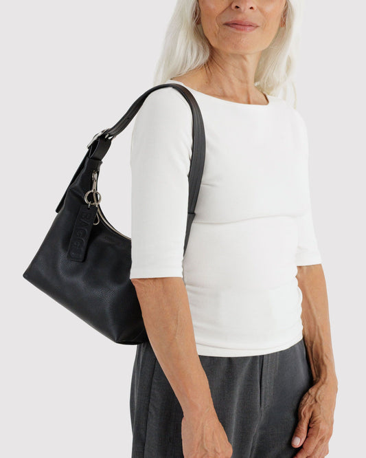 MINI RECYCLED LEATHER SHOULDER BAG - US 2294