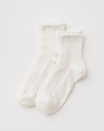 LETTUCE EDGE SOCK SET OF 2 - US 9129