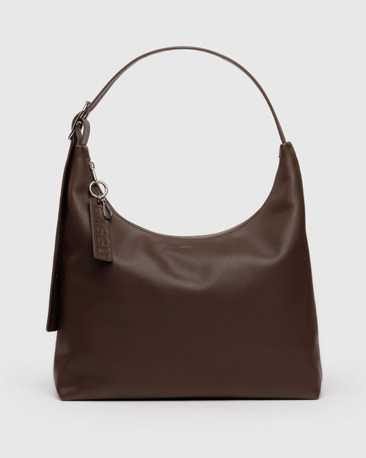 RECYCLED LEATHER SHOULDER BAG - US 7589