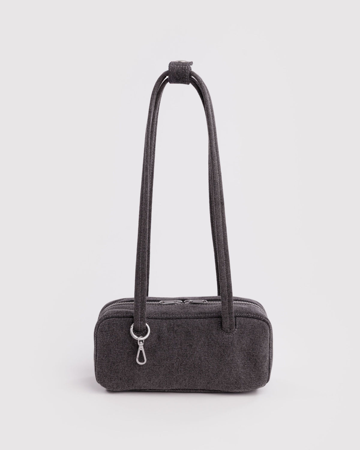 SMALL DENIM BOWLER BAG - US 7814