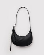 SMALL RECYCLED LEATHER FLAT CRESCENT - US 1062