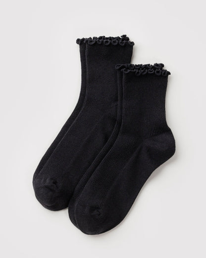 LETTUCE EDGE SOCK SET OF 2 - US 9201