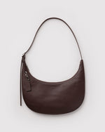 MEDIUM RECYCLED LEATHER FLAT CRESCENT - US 1811