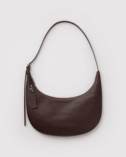 MEDIUM RECYCLED LEATHER FLAT CRESCENT - US 1811