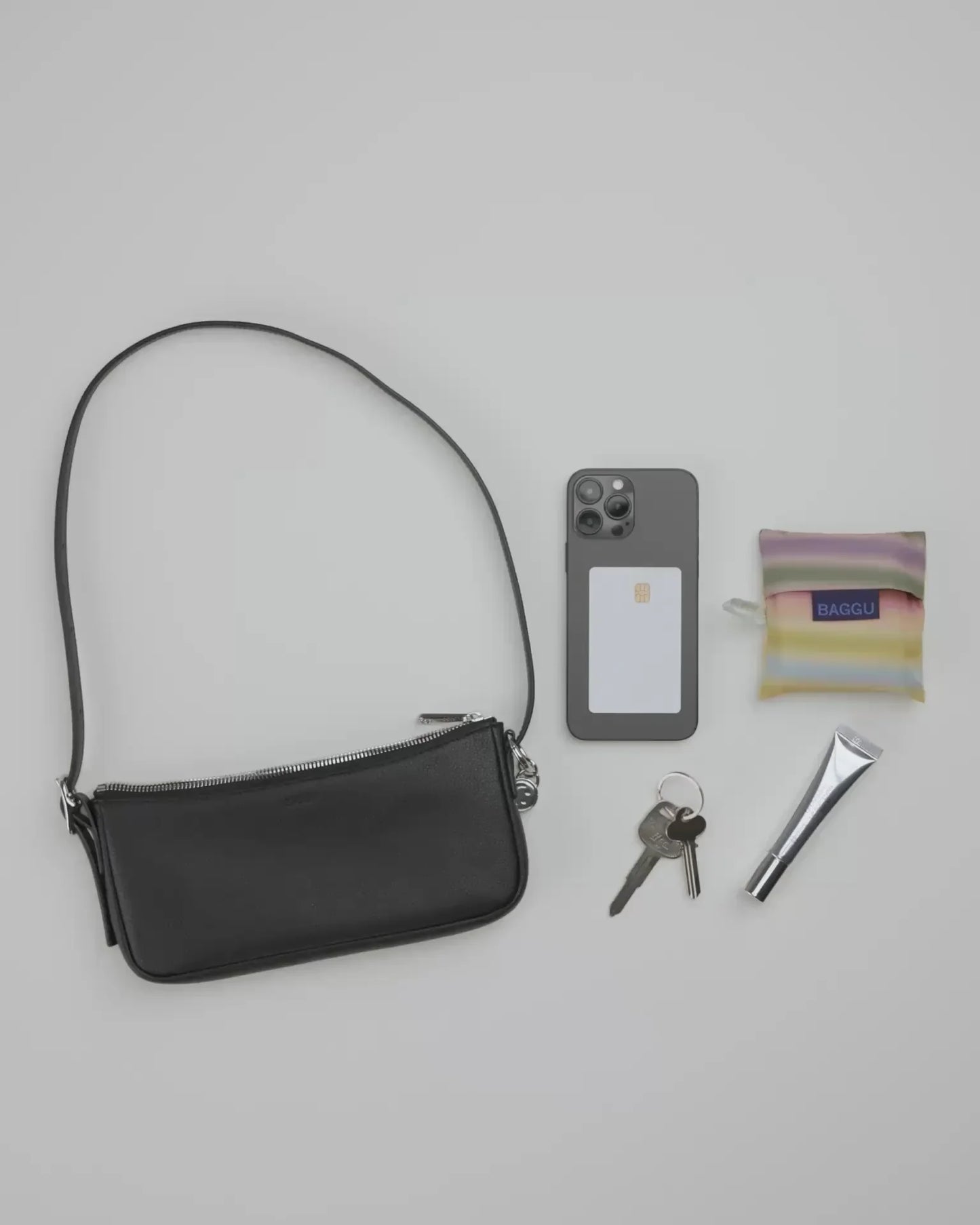 RECYCLED LEATHER POCHETTE - US 6439