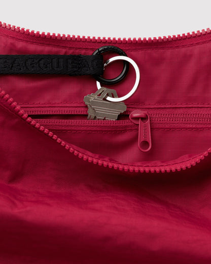 MEDIUM NYLON CRESCENT BAG - US 8201