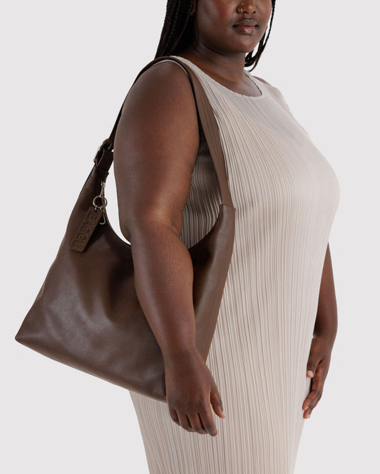 RECYCLED LEATHER SHOULDER BAG - US 7589