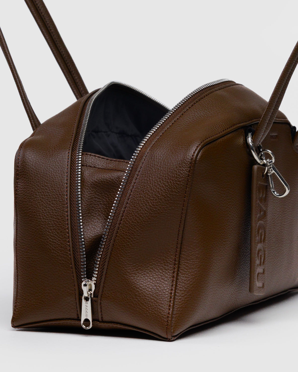 RECYCLED LEATHER BOWLER BAG - US 9326