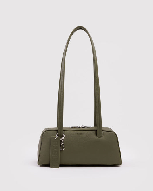 SMALL RECYCLED LEATHER BOWLER BAG - US 1114