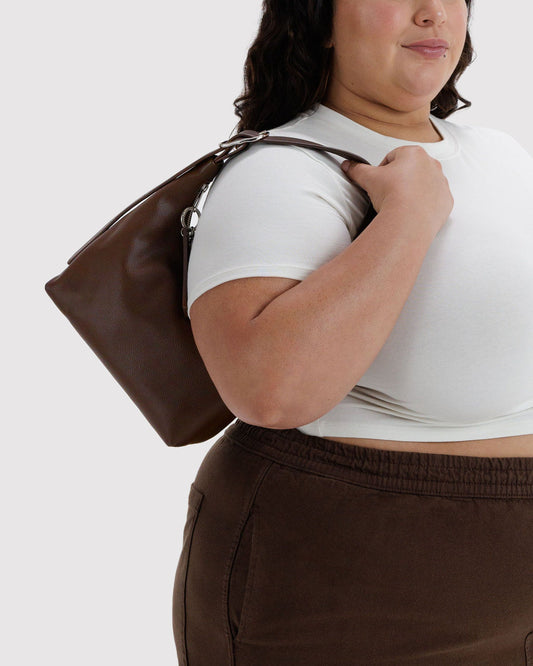 MINI RECYCLED LEATHER SHOULDER BAG - US 8630