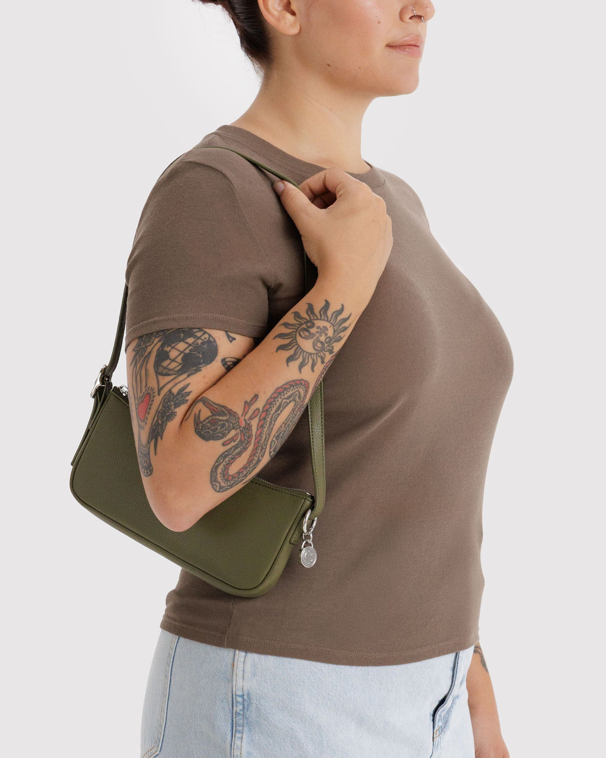 RECYCLED LEATHER POCHETTE - US 3828