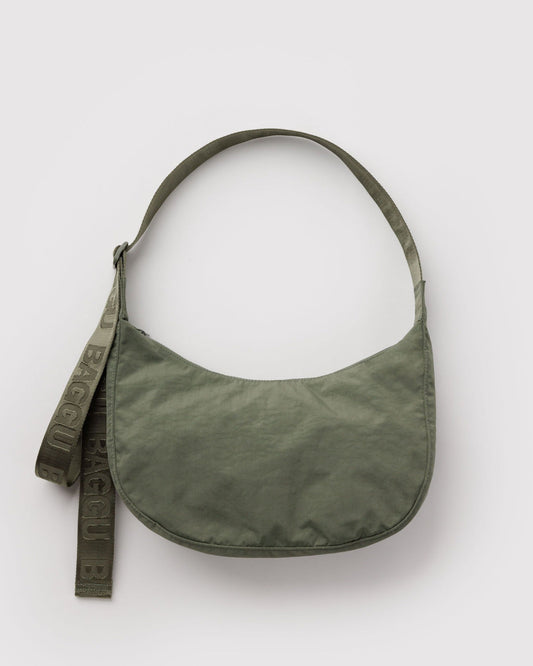MEDIUM NYLON CRESCENT BAG - US 8666
