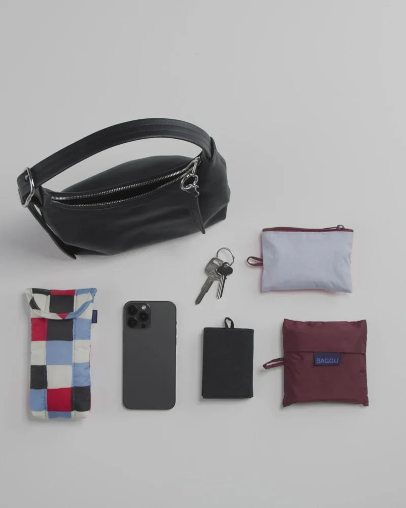 MINI RECYCLED LEATHER SHOULDER BAG - US 8630