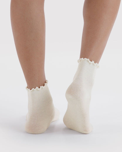 LETTUCE EDGE SOCK SET OF 2 - US 9129