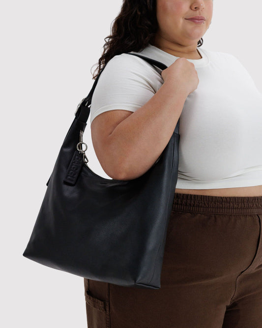 RECYCLED LEATHER SHOULDER BAG - US 8975