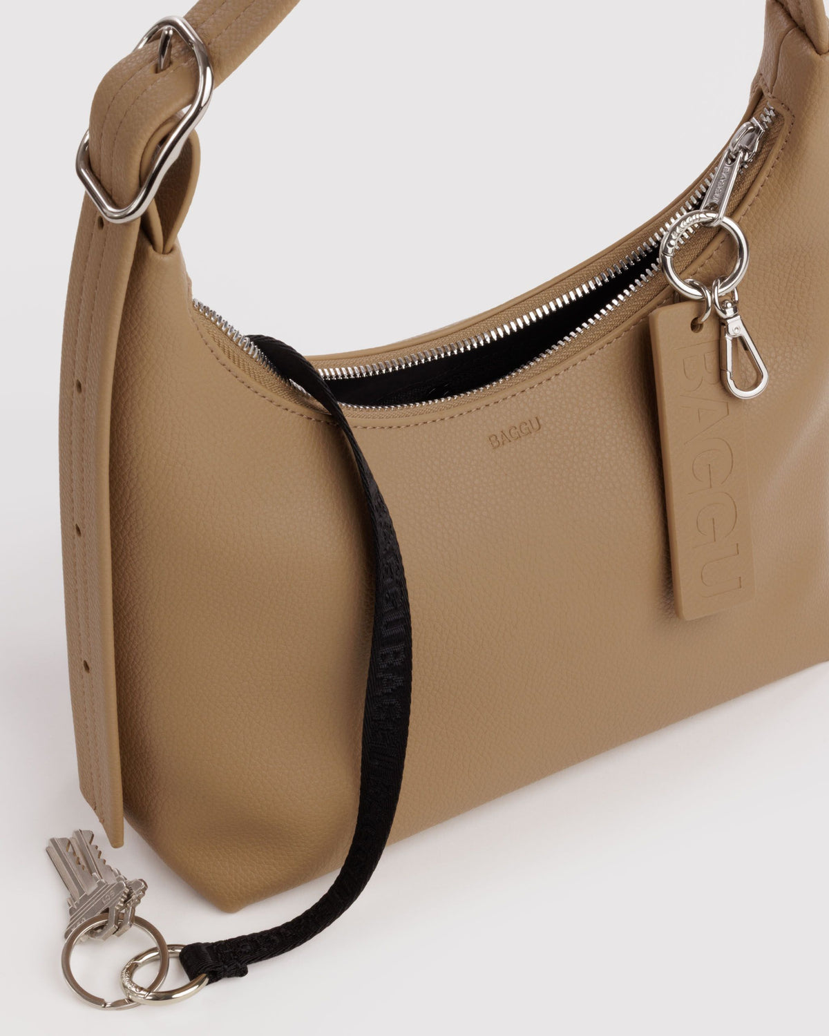 MINI RECYCLED LEATHER SHOULDER BAG - US 9726